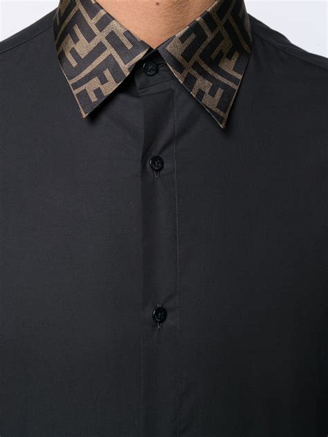 camicia fendi uomo nera|Abbigliamento da uomo .